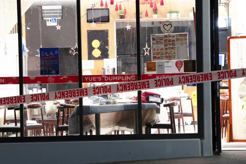 4 people wounded by man wielding axe who attacked diners at Chinese restaurants in New Zealand