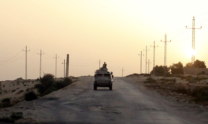 Attack on Sinai checkpoint kills 11 Egyptian troops, army says