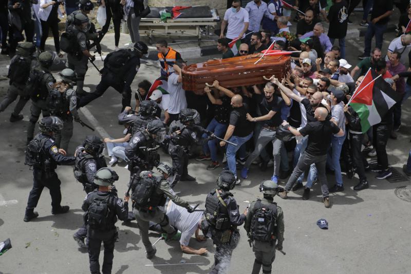 Catholic leader blasts Israeli conduct at journalist funeral