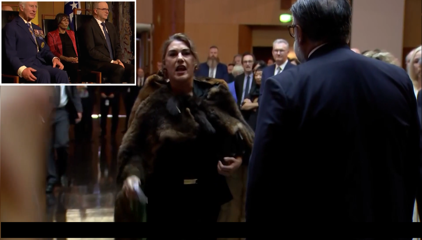 ‘Give us what you stole from us,’ Indigenous senator yells at King Charles during Australia trip