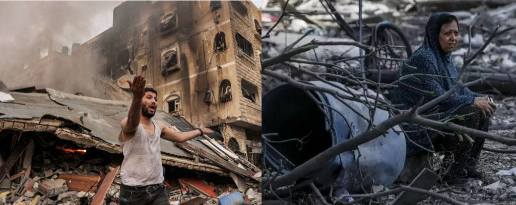 Israeli strikes demolish entire Gaza neighborhoods as sealed-off territory faces imminent blackout