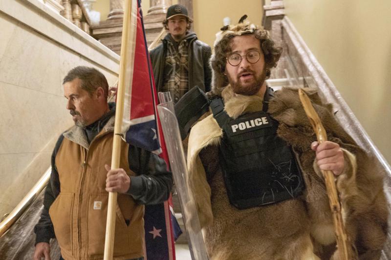 Man who stormed Capitol in caveman costume gets prison