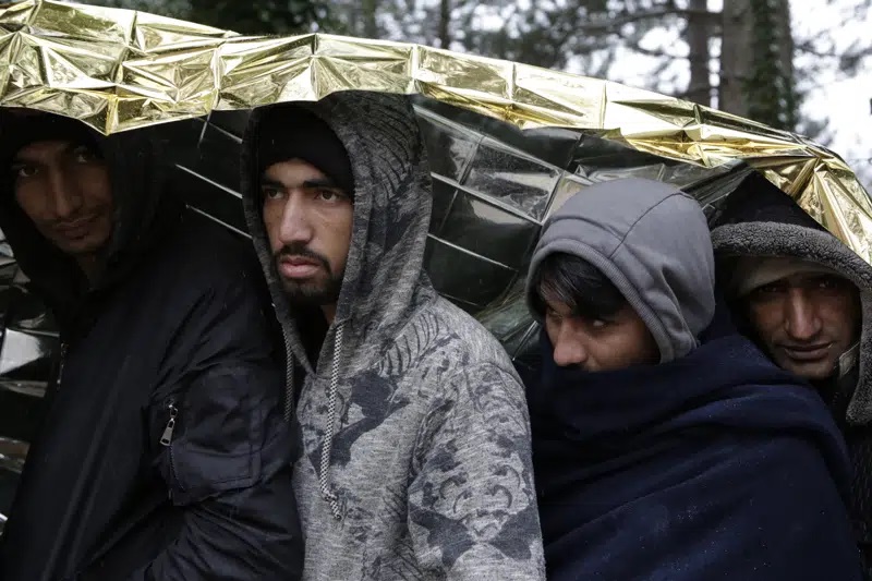 Migrant entry numbers into Europe hit six-year high