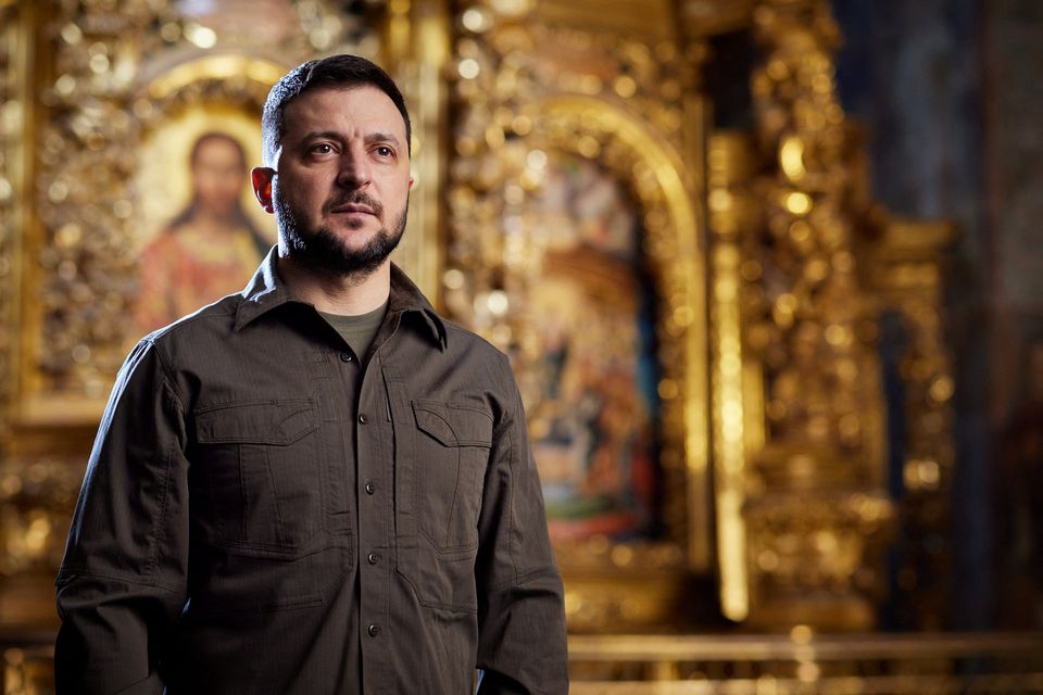 On Orthodox Easter, Zelenskiy vows 'wickedness' will not destroy Ukraine