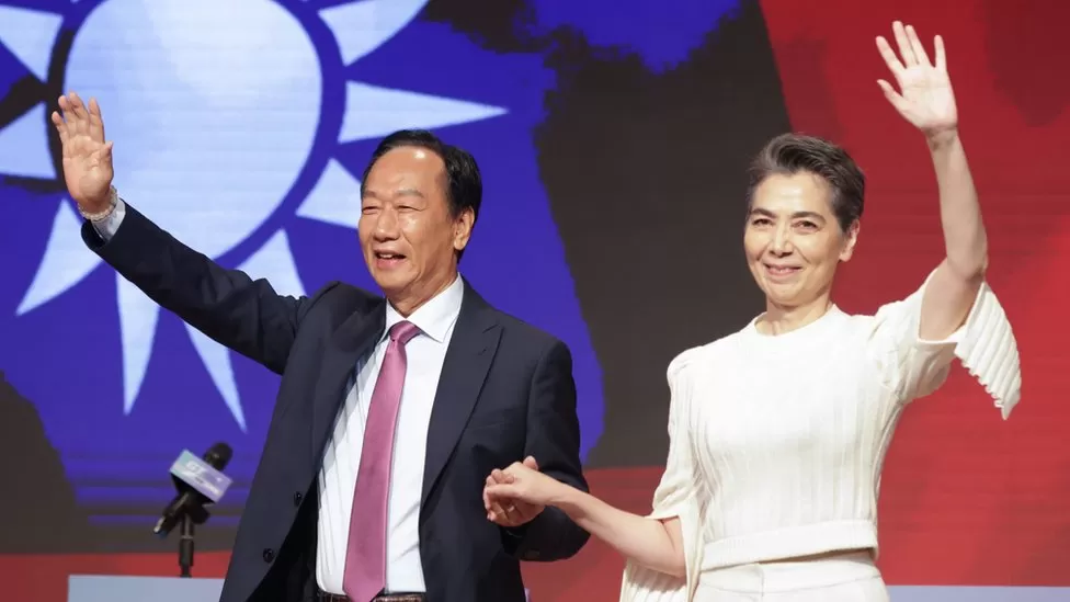 Taiwan election: Foxconn founder Terry Gou picks Netflix actress as running mate