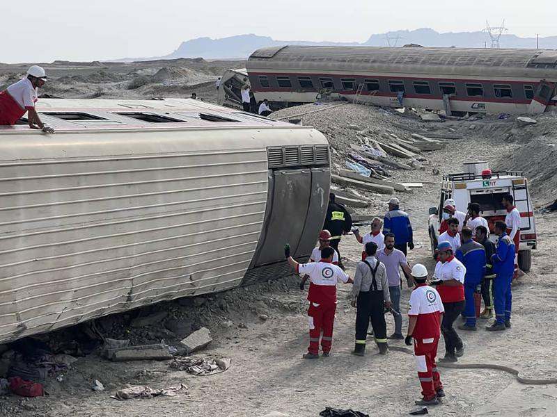 Train derailment in east Iran kills at least 21, injures 47