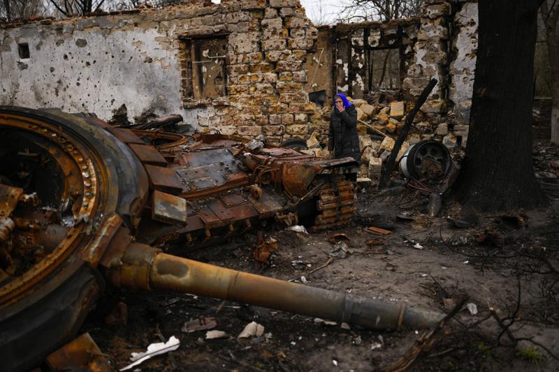 Ukrainian steel plant bombed