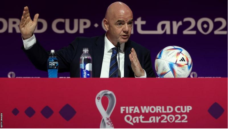 World Cup 2022: Fifa president Gianni Infantino accuses West of 'hypocrisy'